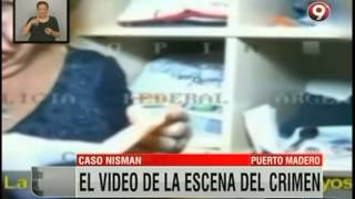 Caso Nisman El video de la escena del crimen [upl. by Akiemat]