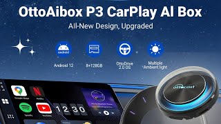 Ottocast Ai Box P3 New Wireless Carplay Adapter  Ottocast P3 Carplay AI Box Review [upl. by Misa]