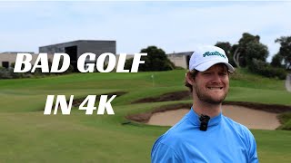 REALLY BAD GOLF IN 4K MOONAH LINKS LEGEND COURSE [upl. by Oralla808]