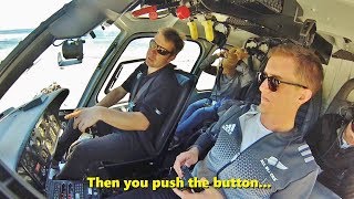 Pilot Explains How to Start a Helicopter Eurocopter AS355 [upl. by Braunstein]