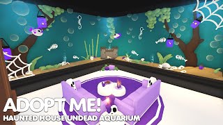 NEW Haunted house UNDEAD AQUARIUM Part 2 in adopt me roblox adoptme speedbuild [upl. by Ranip]