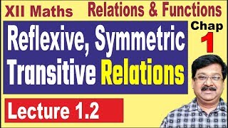 12  Reflexive Symmetric amp Transitive Relations  Equivalence relations  Relations amp Functions [upl. by Ahsinyar]