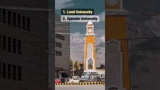 Top 10 popular universities in Sweden Study visa in Sweden sweden shorts viral ytshorts Study [upl. by Kerby581]