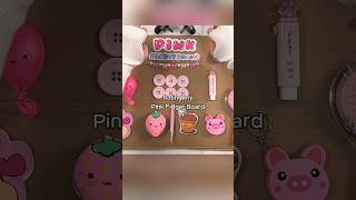 Rating my PINK fidget board💗 ASMR satisfying fidgettoys papercraft fidgetboard [upl. by Denni379]