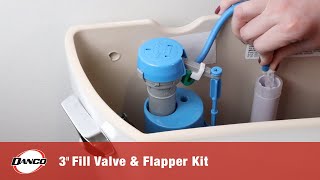 Universal WaterSaving Toilet Repair Kit for 3inch Flush Valve Toilets [upl. by Garda650]