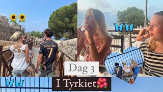 DAG 3 I TYRKIET⭐️ Skåret hul i hovedet🤕 Kom ned i en underjordisk grotte oppe på bjerget🏰 [upl. by Adne]