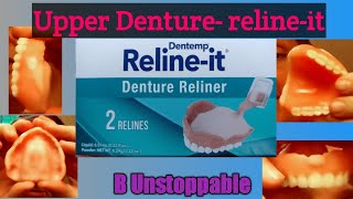 Upper Denture Relineit [upl. by Aydni]