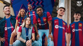 🔥 FC BARCELONA NEW HOME KIT 20232024  Making Of 🔥 [upl. by Anastasia]