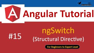 ngSwitch Directive in angular  ngSwitch case examples Angular Tutorial  P15 [upl. by Charlean]