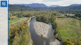 Major floodplain restoration on the Snoqualmie River [upl. by Hsakiv281]