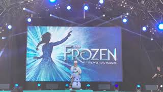 Olaf  In Summer  Frozen The Musical  London West End LIVE 2021 [upl. by Nylyak895]