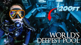 Exploring The Worlds Deepest Swimming Pool Deep dive Dubai [upl. by Adiela]