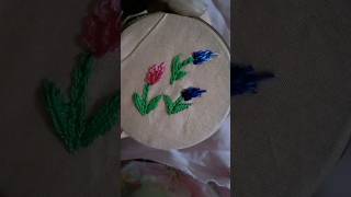 tulip flower stick shortvideo subscribe embroidery [upl. by Eustache601]