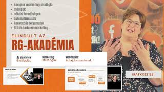 RGAKADÉMIA  online marketing webinársorozat INTRO [upl. by Helve]