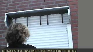 Tumoconl  maak zelf eenvoudig uw rolluik elektrisch demonstratie film [upl. by Salisbarry]