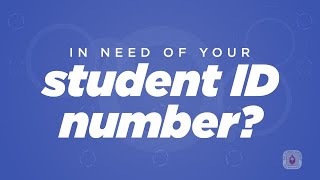 Find Your Student ID Number [upl. by Machute534]