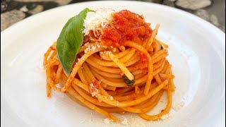 SPAGHETTI SAN MARZANO TOMATO SAUCE classic recipe made in Italy [upl. by Now]