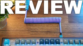 CableMod Pro Coiled Keyboard Cable Review [upl. by Irahs]