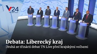 Předvolební debata Liberecký kraj  Krajské volby 2024 [upl. by Lanita590]