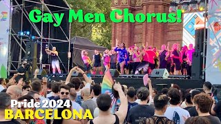 Barcelona Gay Men Chorus for Pride Barcelona 2024 in Spain [upl. by Jaime]