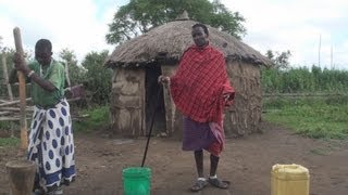 Maasai Village Boma  Tanzania [upl. by Esilahs]