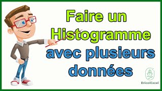 Comment faire un histogramme sur Excel avec plusieurs données [upl. by Sev]