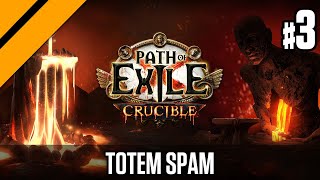 Path of Exile  Totem Spam [upl. by Nalloh192]