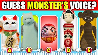 IMPOSSIBLE 🔊 Guess the MONSTERS VOICE GODS WILL  Canon Mode  other Scary Roblox Obby Monsters [upl. by Alyac]