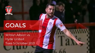 GOALS  Witton Albion 42 Hyde United [upl. by Dnaleel150]