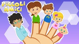 LA FAMIGLIA DELLE DITA Italiano  Canzoni per Bambini e Filastrocca con Piccoli Amici [upl. by Francyne]