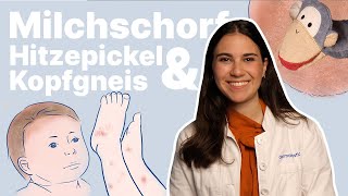 Neurodermitis Milchschorf Kopfgneis amp Hitzepickel🔥 beim Kind Baby Ärztin hilft [upl. by Takken]