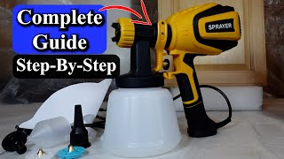 How to Use A HVLP Paint Sprayer [upl. by Jessy765]