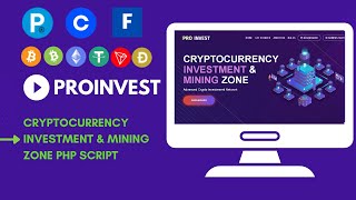 ProInvest  Crypto HYIP Investment Network PHP Script [upl. by Suirtimid]