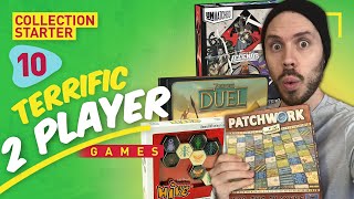 10 Terrific TWO PLAYER Board Games  Collection Starter [upl. by Lorrimer]