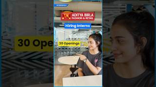 Aditya Birla Fashion amp Retail Internship Opening  Human Resources Internship in Pune location [upl. by Weiler]