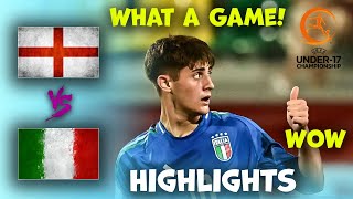 England v Italy  U17 Euro Championship  Highlights 30052024 [upl. by Slyke]