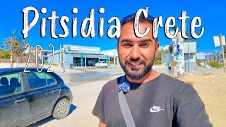 Pitsidia Crete walking tour 4k vlog Greece 2024 [upl. by Nirak754]