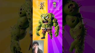 no Spongebob became a scary zombie spongebob ghost shorts [upl. by Mccarthy]