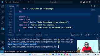 Golang  CODING SESSION  SELECT WITH CHANNEL  SYNCONCE [upl. by Wright]