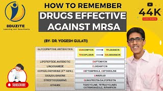 How to Remember Drugs Effective Against MRSA in 2 Minutes [upl. by Aivatra]