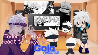 Todoroki family react to Touya as gojo mha x jjk [upl. by Annaliese]