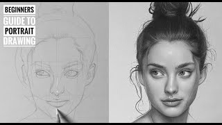 A Beginners guide to portrait drawing in realtime [upl. by Karlotte]