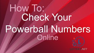 How to check your Powerball Numbers online [upl. by Atinauj808]