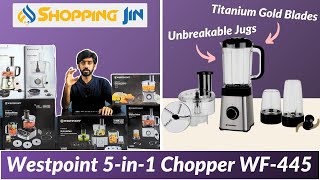 Westpoint Chopper wf445 5in1 Kitchen Chef  Best Price in Pakistan  Unboxing amp Review [upl. by Suvart]