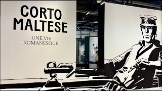 Exposition ”Corto Maltese une vie romanesque” Centre Pompidou Paris [upl. by Trakas]