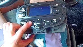 How to remove Climate Control Panel from Xsara Picasso AC Heater [upl. by Yniattirb]