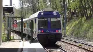 Z6400 GCO  Gare de Saint Nom la Bretèche sur la ligne L du Transilien [upl. by Littman]