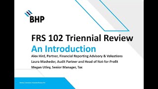 BHP FRS 102 Triennial Review  introduction [upl. by Festa]