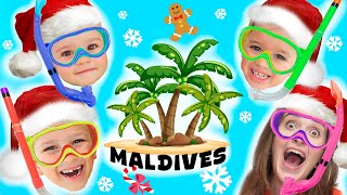 Vlad and Niki celebrate Christmas in the Maldives [upl. by Lois]