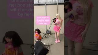 Transgender mtf popstar Lou Baby performing live with her dora dolls at the roller disco lgbt [upl. by Uzziel100]